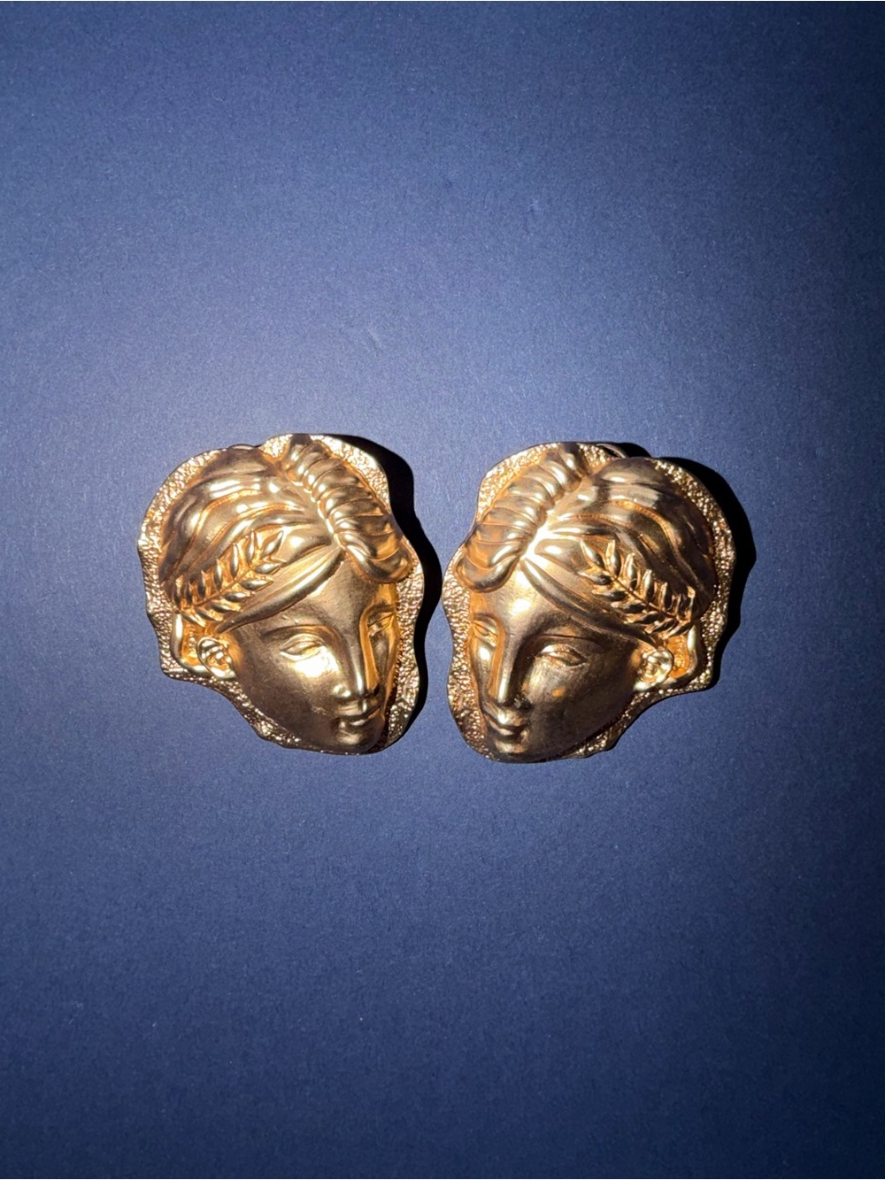 Zara Face Clip Earrings